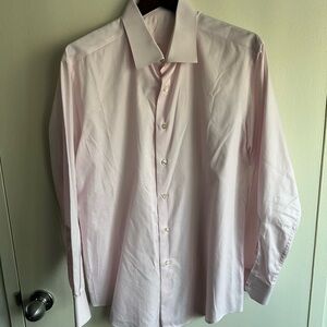 David August Bespoke Pale Pink Dress Shirt
